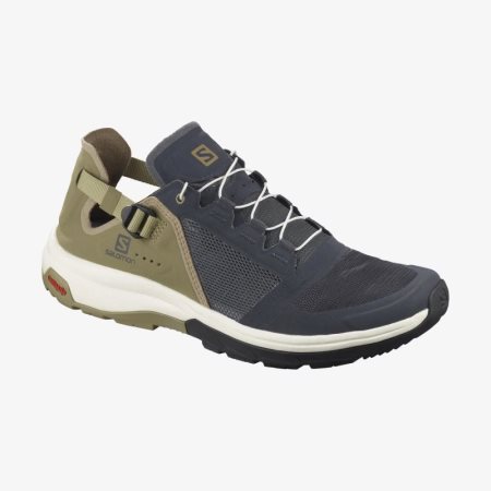 Salomon TECH AMPHIB 4 Mens Sandals Navy/Olive | Salomon South Africa